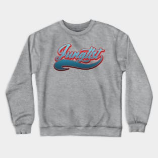 Team Junglist Tail Red and Blue Crewneck Sweatshirt